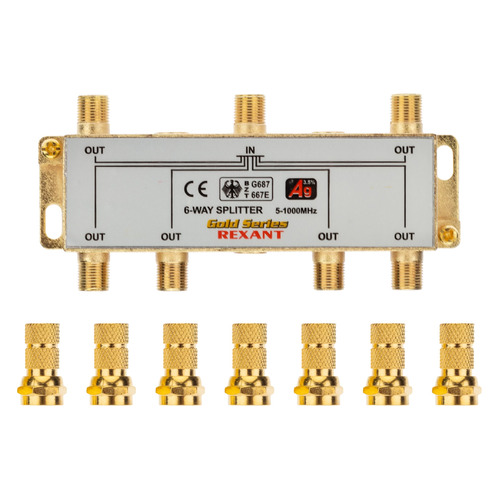 

Сплиттер антенный REXANT 05-6104-1, F-TV(f) - GOLD золотистый, 05-6104-1
