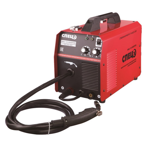 

Сварочный полуавтомат инвертор СПЕЦ MAG-135 INVERTOR [спец-mag135 invertor], MAG-135 INVERTOR