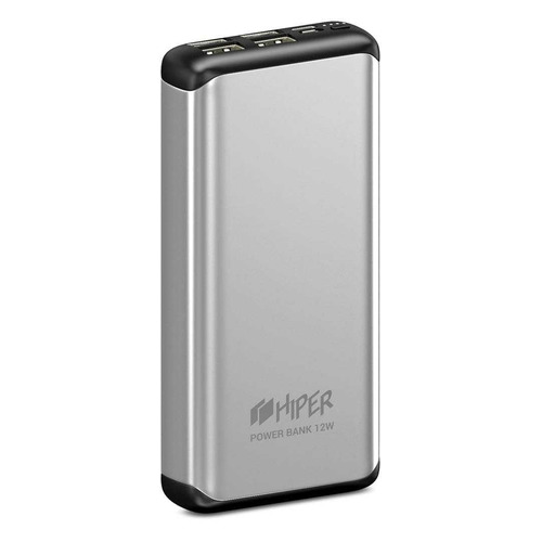 фото Внешний аккумулятор (power bank) hiper ms20000 silver, 20000мaч, серебристый