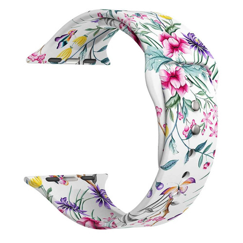 

Ремешок Lyambda Alya для Apple Watch Series 3/4/5/6/SE белый (DS-APF06-40-4), Lyambda Alya