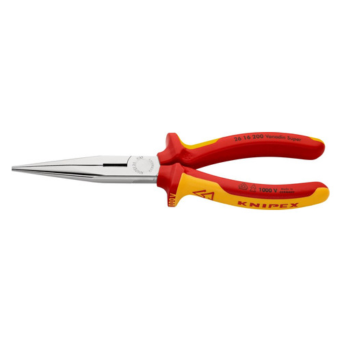

Длинногубцы KNIPEX KN-2616200, 200мм, KN-2616200