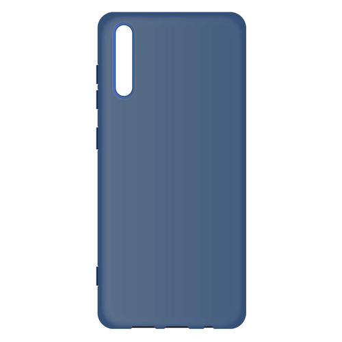 фото Чехол (клип-кейс) borasco microfiber case, для honor 30i, синий [38988]