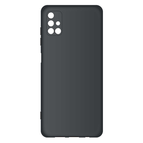 фото Чехол (клип-кейс) borasco microfiber case, для samsung galaxy m31s, черный [39304]