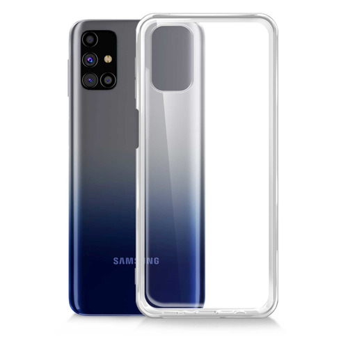 фото Чехол (клип-кейс) borasco silicone case, для samsung galaxy m31s, прозрачный [39276]