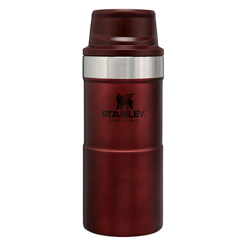 фото Термокружка stanley the trigger-action travel mug, 0.35л, бордовый