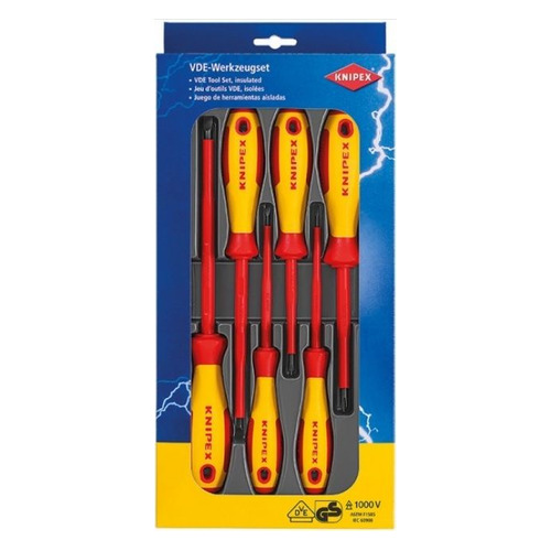 фото Набор отверточный knipex kn-002012v01, 6 предметов