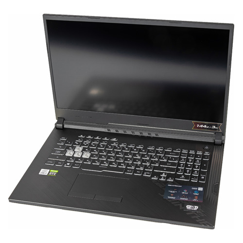 фото Ноутбук asus rog g712lv-ev045, 17.3", ips, intel core i7 10875h 2.3ггц, 16гб, 512гб ssd, nvidia geforce rtx 2060 - 6144 мб, noos, 90nr04a1-m03160, черный