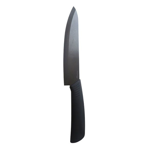 фото Нож кухонный endever ecolife xl (61003) керамич. разделочный лезв.178мм прямая заточка черный
