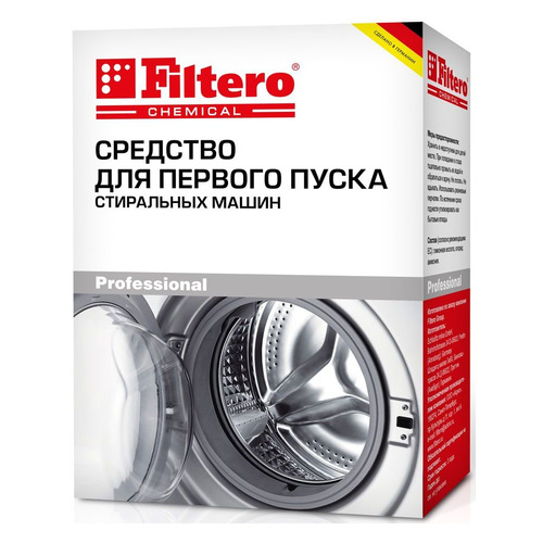 

Средство для первого запуска Filtero 903, для стиральных машин, 200грамм [арт.903], 903