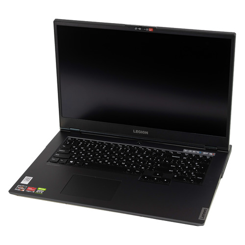 фото Ноутбук lenovo legion 5 17arh05h, 17.3", ips, amd ryzen 5 4600h 3.0ггц, 16гб, 512гб ssd, nvidia geforce rtx 2060 - 6144 мб, noos, 82gn0004rk, черный