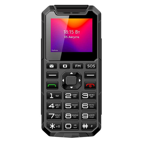 фото Мобильный телефон bq ray 2004, серый/черный