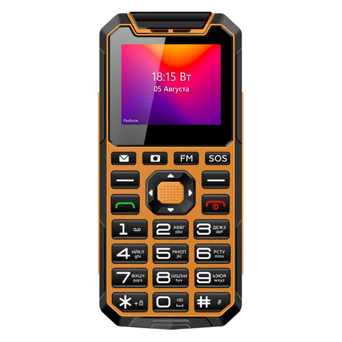 фото Мобильный телефон bq ray 2004, оранжевый/черный