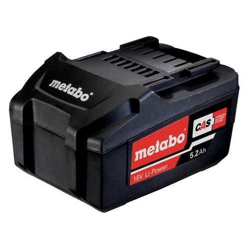 

Батарея аккумуляторная METABO 625592000, 18В, 5.2Ач, Li-Ion, 625592000