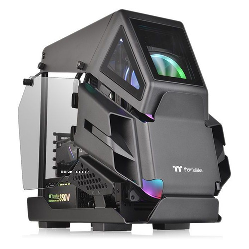 

Корпус mATX Thermaltake AH T200, Micro-Tower, без БП, черный [ca-1r4-00s1wn-00], AH T200