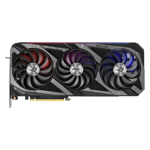 фото Видеокарта asus nvidia geforce rtx 3080 , rog-strix-rtx3080-o10g-gaming, 10гб, gddr6x, oc, ret