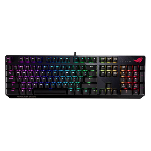 

Клавиатура ASUS ROG Strix Scope, USB, черный [90mp0185-b0ra00], ROG Strix Scope
