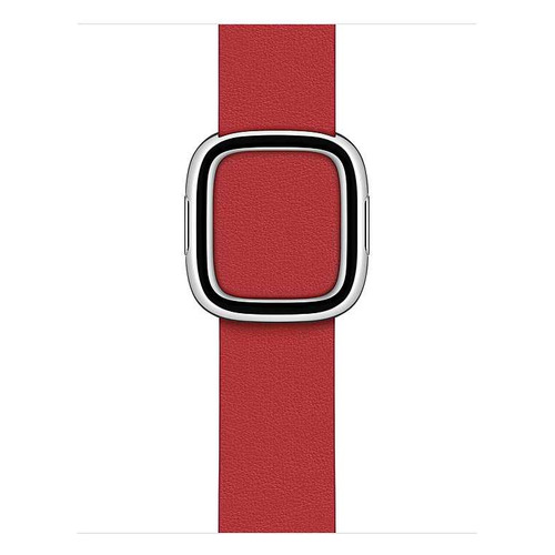 

Ремешок Apple Modern Buckle для Apple Watch Series 3/4/5/6/SE/7, алый [my682zm/a], Modern Buckle