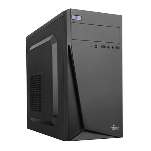 фото Компьютер iru home 313, intel core i5 9400f, ddr4 8гб, 1000гб, nvidia geforce gtx 1050ti - 4096 мб, free dos, черный [1419204]