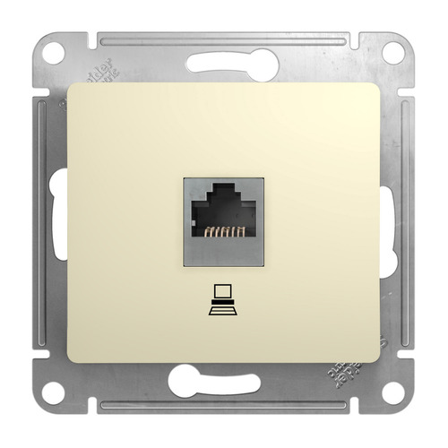 

Розетка комп. Schneider Electric Glossa (GSL000281K) скрыт. IP20 бежевый