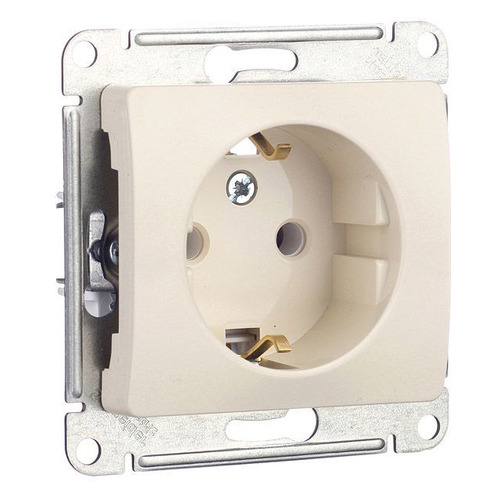 

Розетка Schneider Electric Glossa (GSL000245) скрыт. зазем. штор. IP20 бежевый