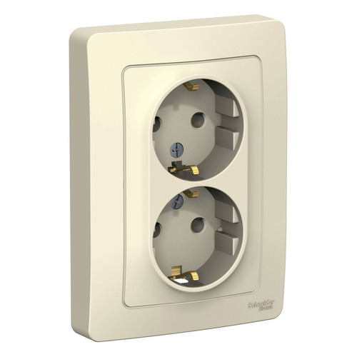 

Розетка Schneider Electric Blanca (BLNRS001022) скрыт. зазем. IP20 бежевый