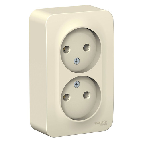

Розетка (2 розетки) Schneider Electric Blanca (BLNRA000212) откр. IP20 бежевый