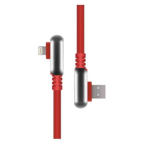 

Кабель ROMBICA Rombica Digital Electron I Red, Lightning (m), USB A(m), 1.2м, красный [ipq-003], Rombica Digital Electron I Red