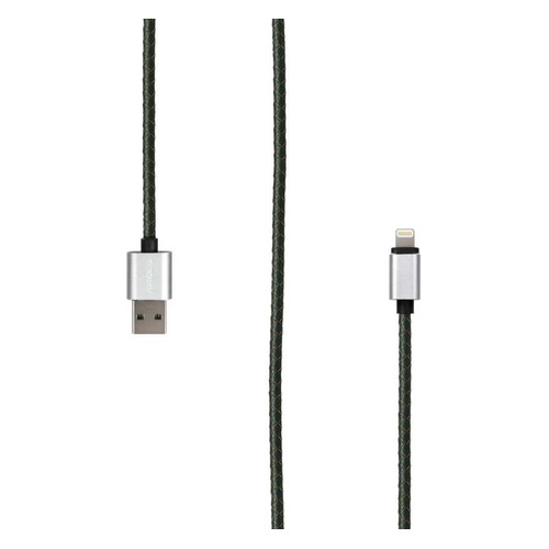 фото Кабель rombica rombica digital il-01, lightning (m) - usb (m), 1м, mfi, зеленый [cb-il01]