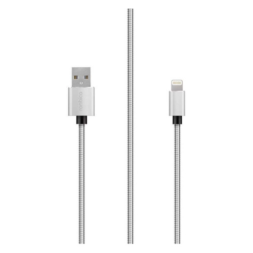 

Кабель ROMBICA Rombica Digital IS-03, Lightning (m), USB A(m), 1м, MFI, серебристый [cb-is03], Rombica Digital IS-03