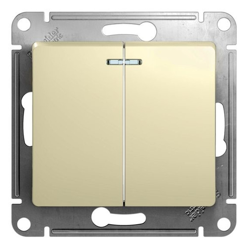

Выключатель Schneider Electric Glossa скрыт. 2кл. IP20 бежевый (GSL000253)
