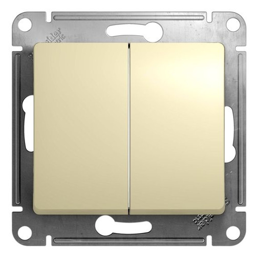 

Выключатель Schneider Electric Glossa скрыт. 2кл. IP20 бежевый (GSL000251)