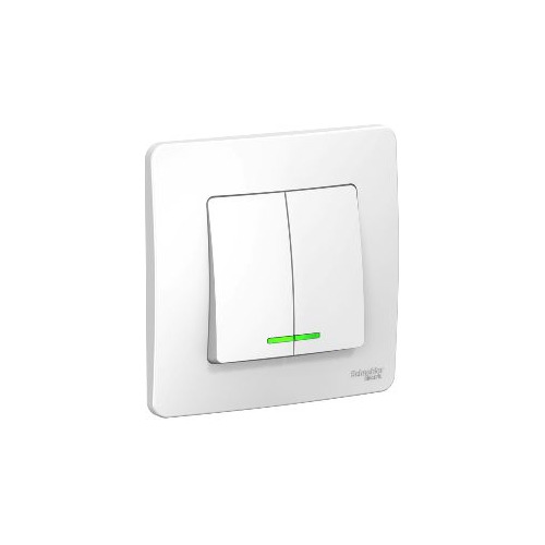 

Выключатель Schneider Electric Blanca скрыт. 2кл. IP20 белый (BLNVS010511)