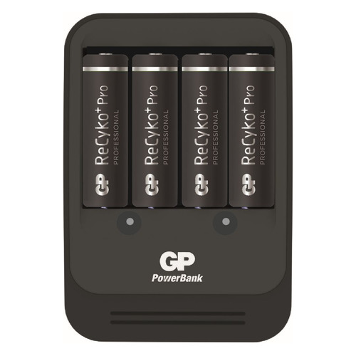 фото Aa/aaa аккумулятор + зарядное устройство gp powerbank powerbank570gse210, 4 шт. 2000мaч