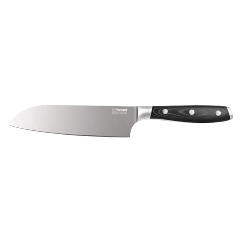 

Нож Rondell Santoku Falkata, сантоку, 140мм, заточка прямая, стальной, черный [0328-rd-01], Santoku Falkata
