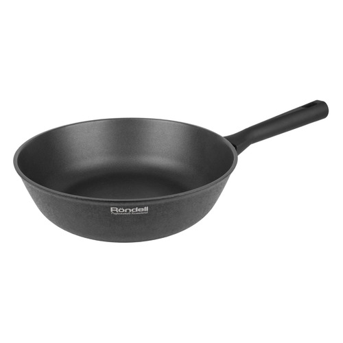фото Сковорода вок (wok) rondell casual, 28см, без крышки, черный [1142-rd-01]