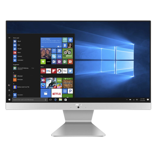 фото Моноблок asus v222fbk-wa017t, 21.5", intel core i5 10210u, 8гб, 256гб ssd, nvidia geforce mx110 - 2048 мб, windows 10 home, белый [90pt02h2-m00580]