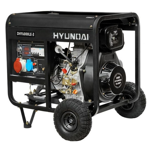 

Дизельный генератор Hyundai DHY 6000LE-3, 380/220/12, 5.5кВт, DHY 6000LE-3