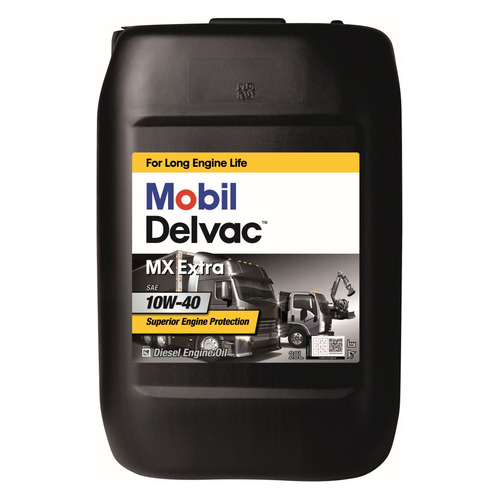 фото Масло моторное mobil delvac mx extra 10w-40 20л. минер. ком.тран. (152673)