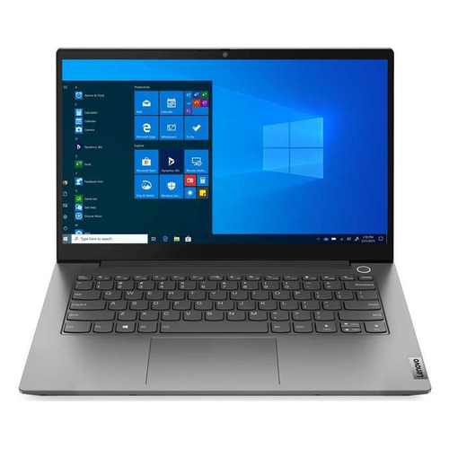 фото Ноутбук lenovo thinkbook 14 g2 itl, 14", ips, intel core i3 1115g4 3.0ггц, 8гб, 256гб ssd, intel uhd graphics , windows 10 professional, 20vd0009ru, серый