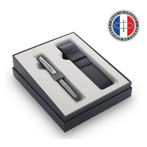 фото Набор parker sonnet gift 20 (2121708) stainless steel ct в компл.:чехол для ручки подар.кор.