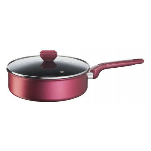 

Сотейник TEFAL Daily Chef G2733272, с крышкой, красный [2100118320]