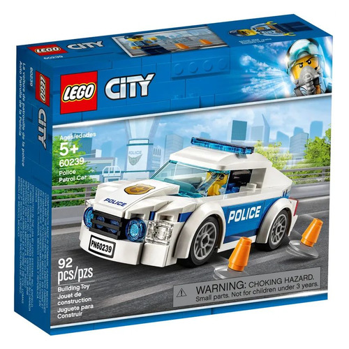 фото Конструктор lego city автомобиль полицейского патруля, 60239