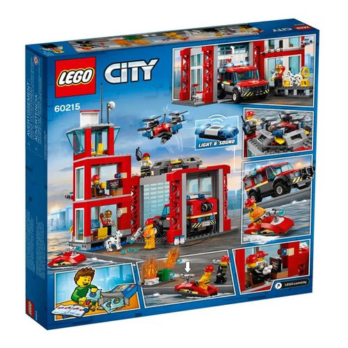 

Конструктор LEGO City Пожарное депо, 60215, Пожарное депо
