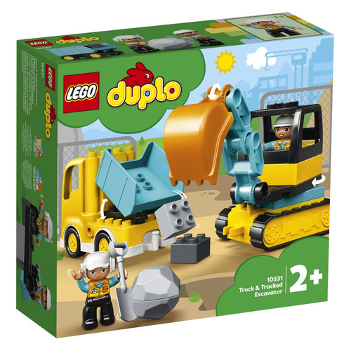 фото Конструктор lego duplo грузовик и гусеничный экскаватор, 10931