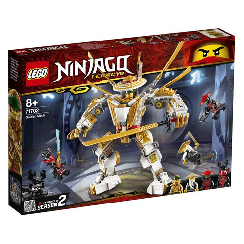 

Конструктор LEGO Ninjago Золотой робот, для мальчиков, 71702, Золотой робот