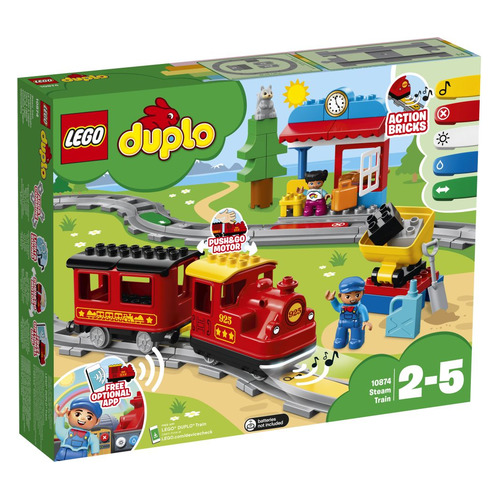 фото Конструктор lego duplo поезд на паровой тяге, 10874