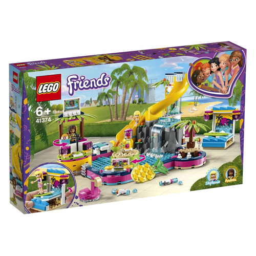 

Конструктор LEGO Friends Вечеринка Андреа у бассейна, 41374, Вечеринка Андреа у бассейна