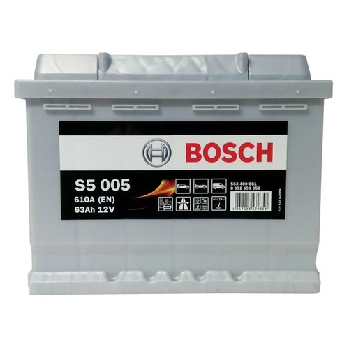 фото Аккумулятор автомобильный bosch s5 silver plus 63ач 610a [563 400 061 s50 050]