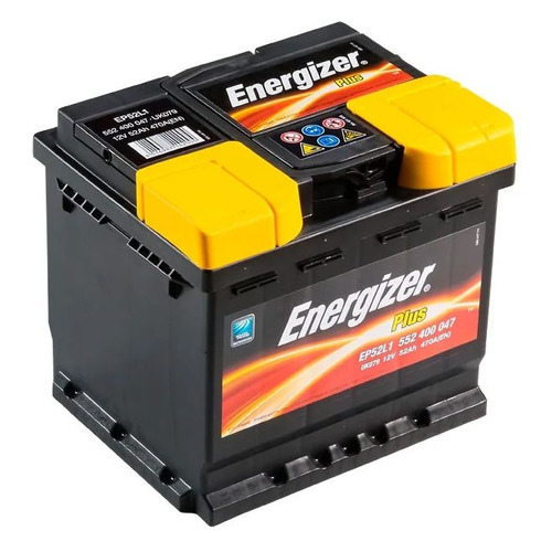 

Аккумулятор автомобильный Energizer Plus 52Ач 470A [552 400 047 ep52l1], Plus