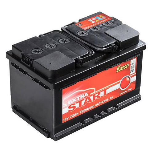 

Аккумулятор автомобильный КАТОД EXTRA START Extra Start 72Ач 720A [6ст-72vl r+ (lb3)], Extra Start